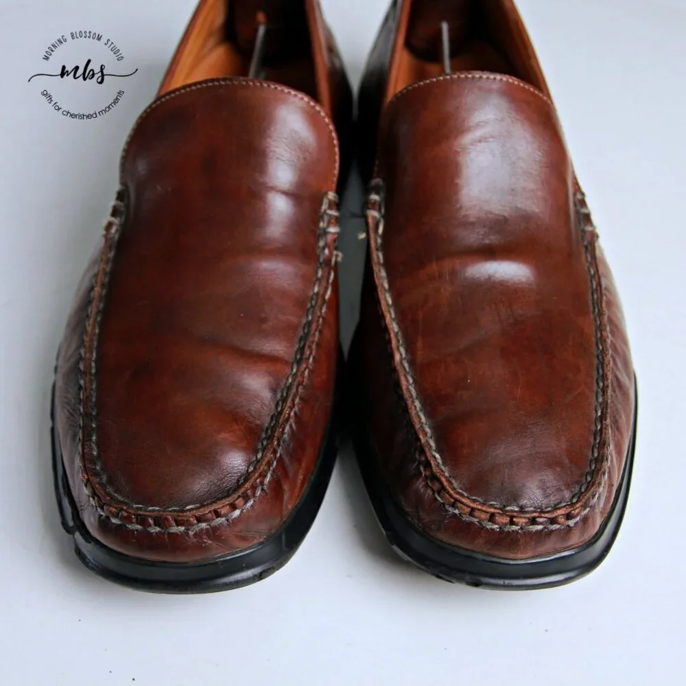 Cole Haan Air Dempsey Leather Loafers Brown Men 9.5‎